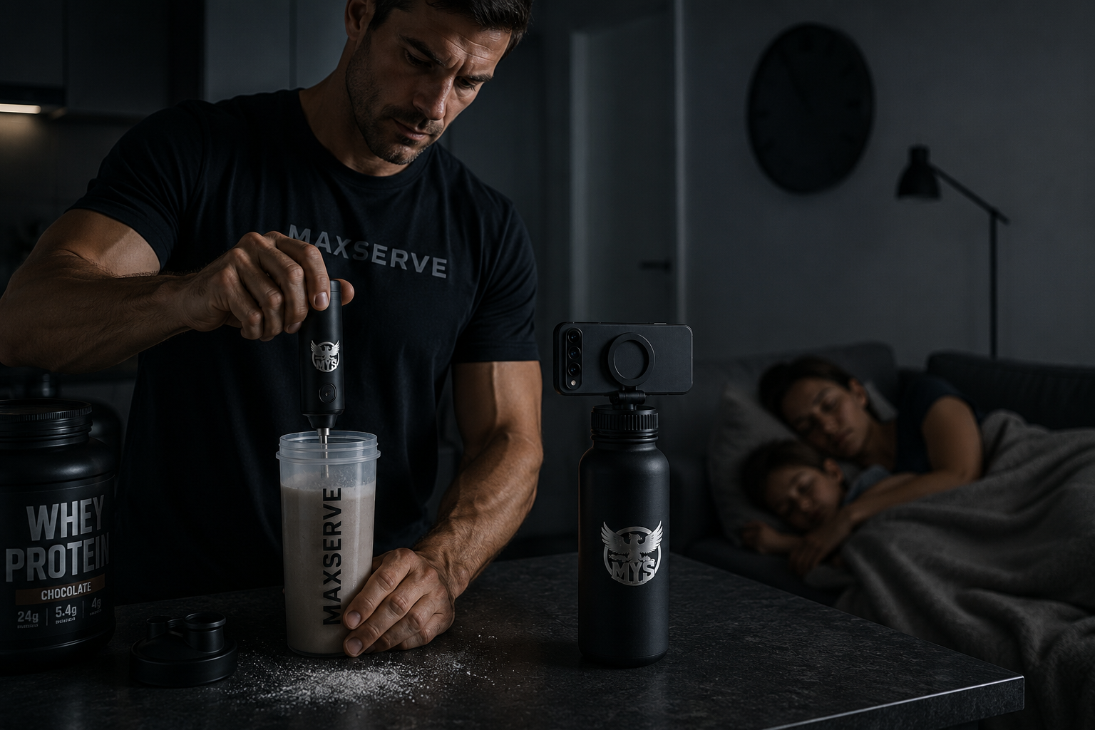 Keeping your family sleeping while you train